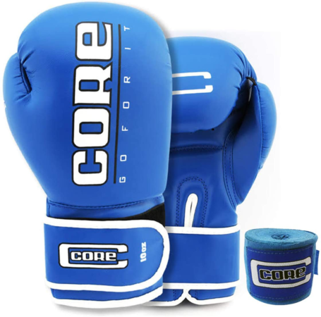 Core Boxing Gloves with Free Hand wrap Adult Sparring Training Boxing Gloves