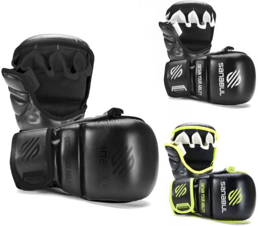 Sanabul Essential 7 oz MMA Hybrid Sparring Gloves