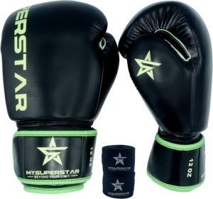 MYSUPERSTARBOXING Pro Boxing Fighting Bag Gloves