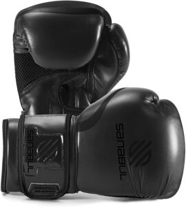 Sanabul Essential Gel Boxing Kickboxing Punching Bag Gloves